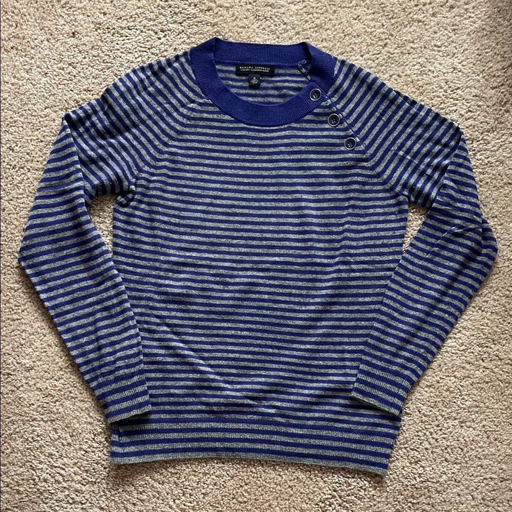 Banana Republic Women’s Striped Crewneck Sweater
